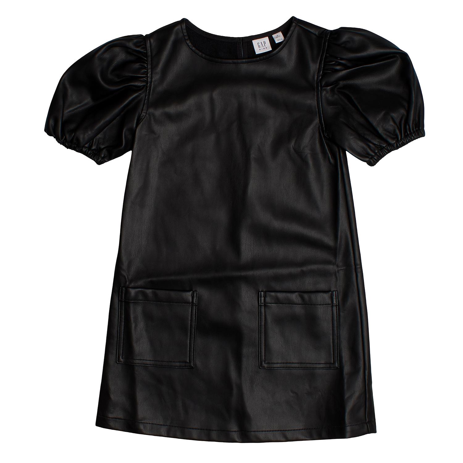 

Платье под кожу с пышными рукавами 786914 для девочки 12 AÑOS чёрный