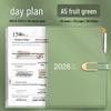 2026 A5 Daily Planner & Schedule Book with Custom Logo Hot Stamping - A6 Bullet Journal Notebook with One-Page-Per-Day Format