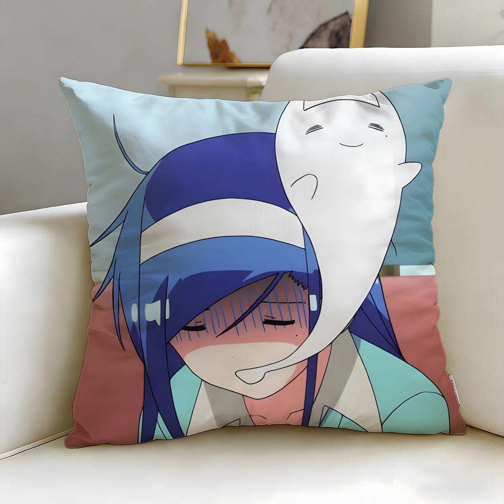 Harem Anime We Never Learn Cushion Cover Soft & Easy-Wash Pillow Case – Versatile For Couch, Bed, Travel And Office