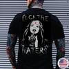 F*CK THE HATERS Defiant Nun Print Men's Unisex T-Shirt