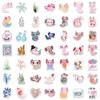 100 Cartoon Pet Axolotl Doodle Stickers Suitcase Guitar DIY Waterproof Explosive