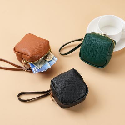 Zacht Leder Auto Sleutel Tas Luxe Multifunctionele Kleine Portemonnee Lippenstift Organizer Elegante Houder Dagelijks