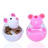 Jouet Souris Basculeuse pour Chat Distributeur de Croquettes Puzzle pour Animal de Compagnie Jouet Chat Dessin Animé Balle qui Lâche des Croquettes Jouets Interactifs pour Chaton Alimentation Lente Fournitures pour Animaux 5
