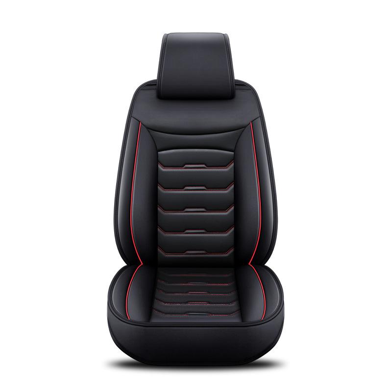 5-Seat Car Seat Covers, SUV PU Leather Full Coverage All-Season Seat Cushions for Sedan, Summer Car Seat Pads