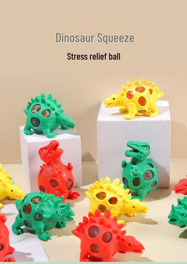 Street Stall Stress Relief Grape Ball - Creative Water Squeeze Toy with Slow Rebound Net Bag