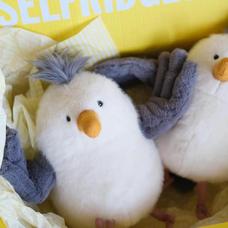 Cute Seagull Plush Toy Cartoon Animal Doll Children Room Decoration Holiday Gift