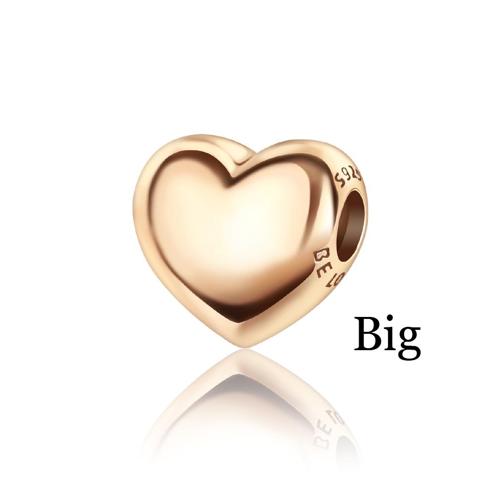 925 Silver Luminous Firefly Love Guitar Beads Pendant Fit Bracelet DIY Women Jewelry Gift