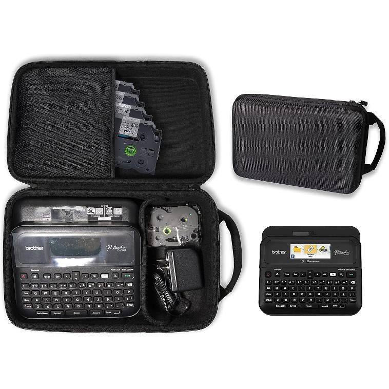 CaseSack Label Maker Case ized for Brother P-Touch PT- D610BT Business Professional Connected Label Maker, Also for PTD-600, PT-D410, PT-D460BT