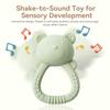 Silicone Teether For Babies Food-Grade Teething Toy Rattle 0-12 Months Baby Sensory Toy Bear Hand Bell Silicone Teething Toy