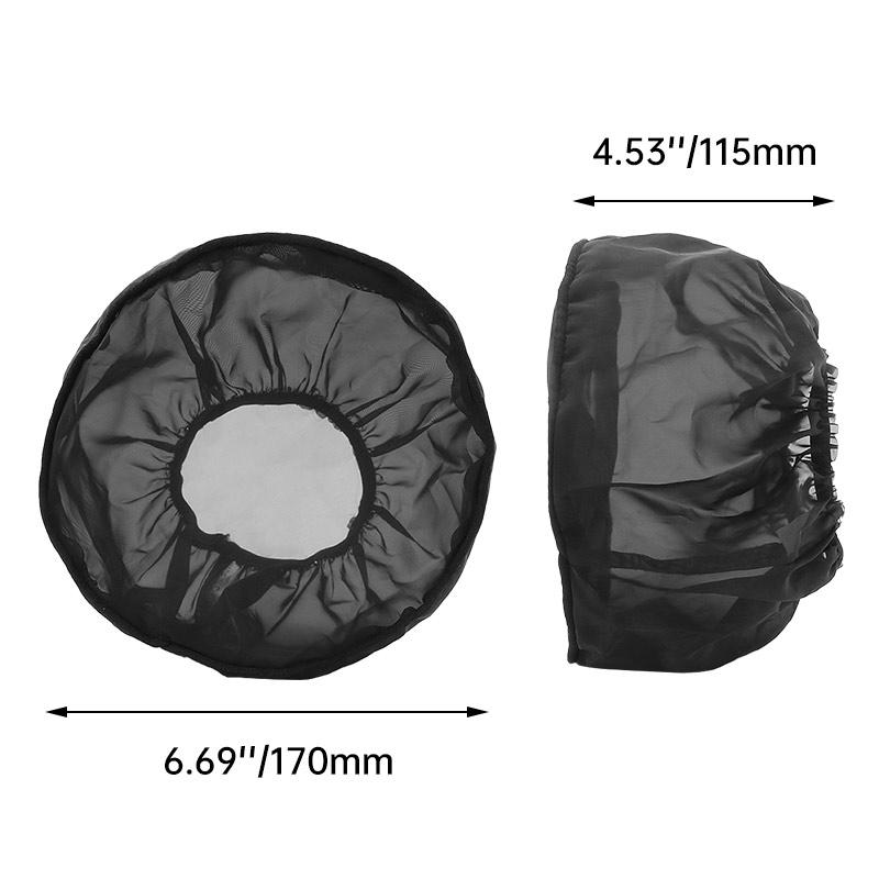 For Harley Sportster XL 1200 Touring Road King Softail Dyna Motorcycle Air Filter Rain Sock Air Cleaner Waterproof Cover Black