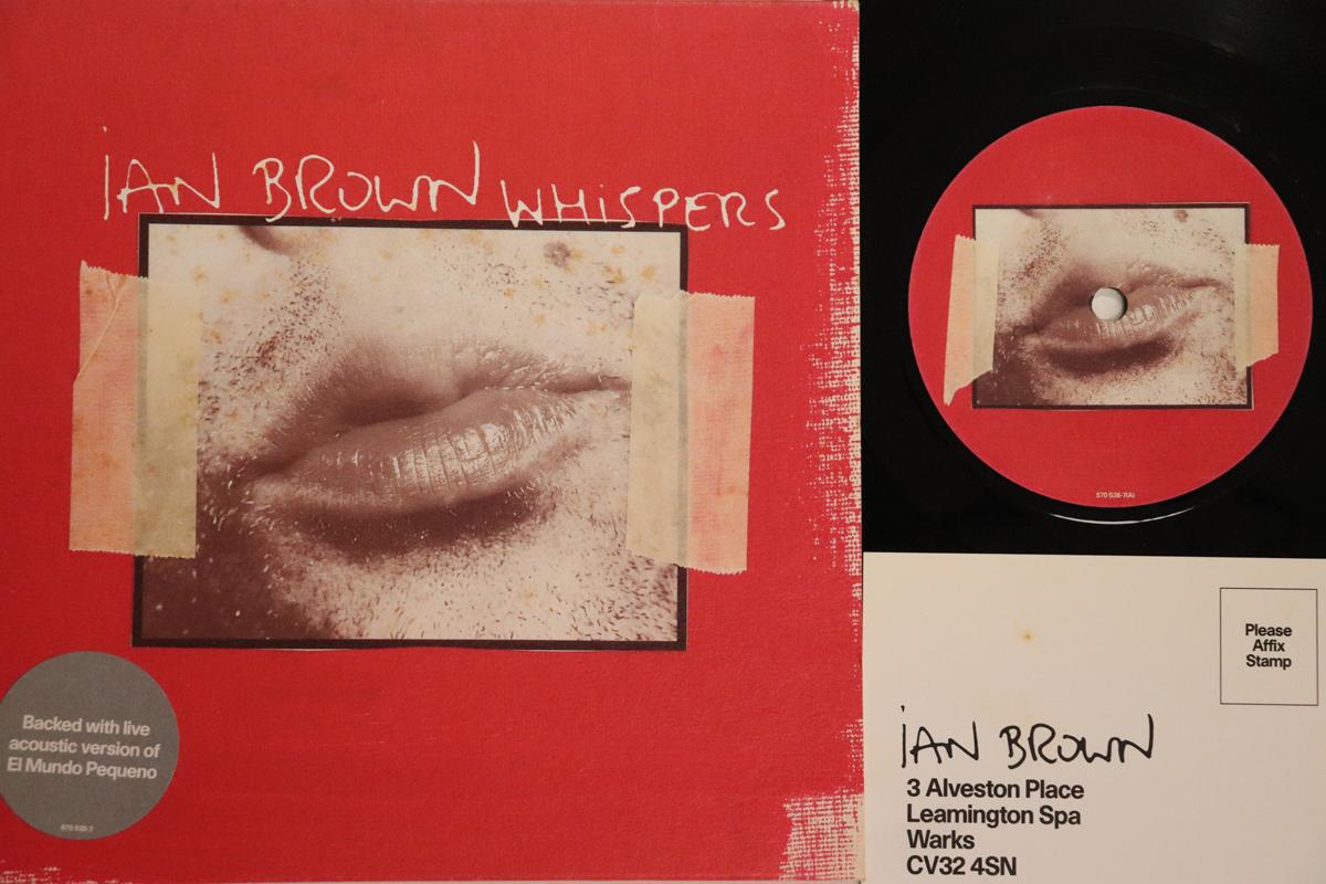 7inch Record IAN BROWN Whispers El Mundo Pequeno 5705387 POLYDOR 2002 UK Rock Used