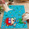 Rugrats: Playtime Chaos Themed Anti-Slip Rugs - Polyester Home Decor, Suitable for Bedrooms, Living Rooms, Doorways, Studios, and Decorations