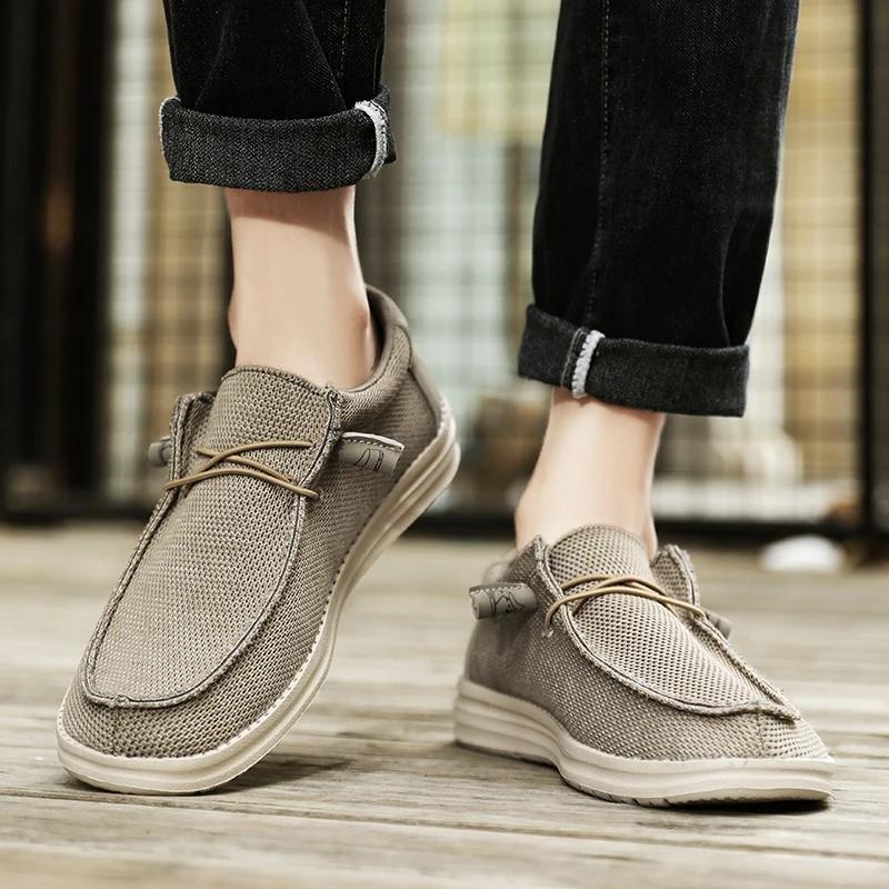 Fashion New Mens Slip on Shoes Trend Men Casual Shoes Luxury Brand Outdoor Walking Shoes Male Comfortable Lazy Shoe Mens Loafers