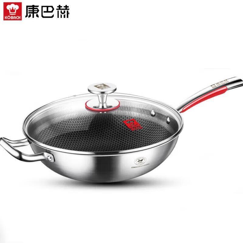 KOBACH Honeycomb 304 Non-Stick Wok
