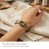 Alloy Ring Set Timeless Tailoring Design Open Cuff Bracelet Sewing Lover's Bracelet  for Women