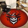 1pc Halloween Spooky Office Round Area Rug, Under Office Chairs Bedroom Living Room Home Decor, Room Deco, Available In Various Sizes