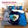 Erzurumspor FK Pattern Bedding Quilt Set  Home Decoration  Gift (1 * duvet cover + 2 * pillowcase  without core)