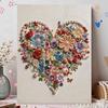 Frameless Love Pearl Painting Kit 30x40cm Floral DIY Pearl Art Elegant Gem Art for Home Wall Decoration Perfect for Living Room & Bedroom