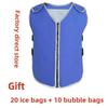 Cooling Vest with Ice Packs for Outdoor Heatstroke Prevention - Refreshing and Ideal for Construction Sites