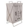 Collapsible Metal X Frame Laundry Hamper Waterproof Multifunctional Foldable Laundry Basket with