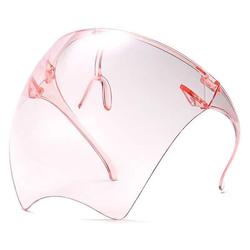 Clear Transparent Face Shield 3pcs HD Cover Baffle Block Dustproof Anti Droplet for Service and Outdoor Jobs B2