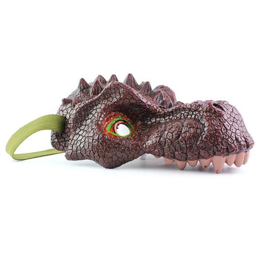Scary Rex Triceratops Dinosaur Latex Face Mask Halloween Cosplay Party Supples