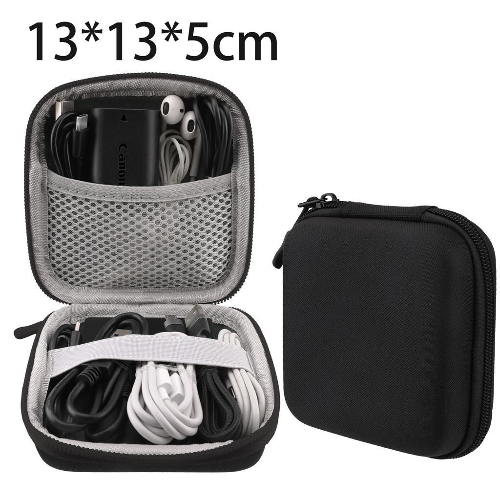 Portable Earphone Storage Bag Data Cable Organizer Bag Multifunctional Digital Gadgets Case For Charger U Disk Protective Cover