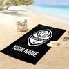 Custom Fc Shakhtar Donetsk Print Beach Towel, Large Soft Quick Dry Towel for Beach Camping Swimming