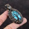 Tree Of Life Tibetan Turquoise Pendant Copper Wire Wrapped Pendant Moonstone Pendant Handmade Copper Jewelry Gemstone Pendant Gift For Women