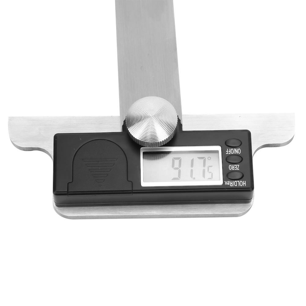 Stainless Steel Goniometer 0 180 Degrees  Electric Angle Finder Digital Angle Ruler 0.01 Degrees