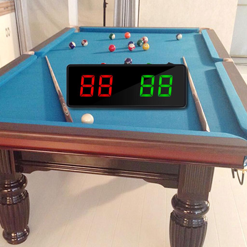 Elektronická výsledková tabule na kulečník Přenosný zapisovač skóre Profesionální Lehká Digitální výsledková tabule Snadno použitelná Pevná