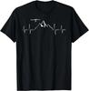 Funny Design Hang Gliding Pilot Heartbeat Hang Glider EKG Gift Unisex T-Shirt