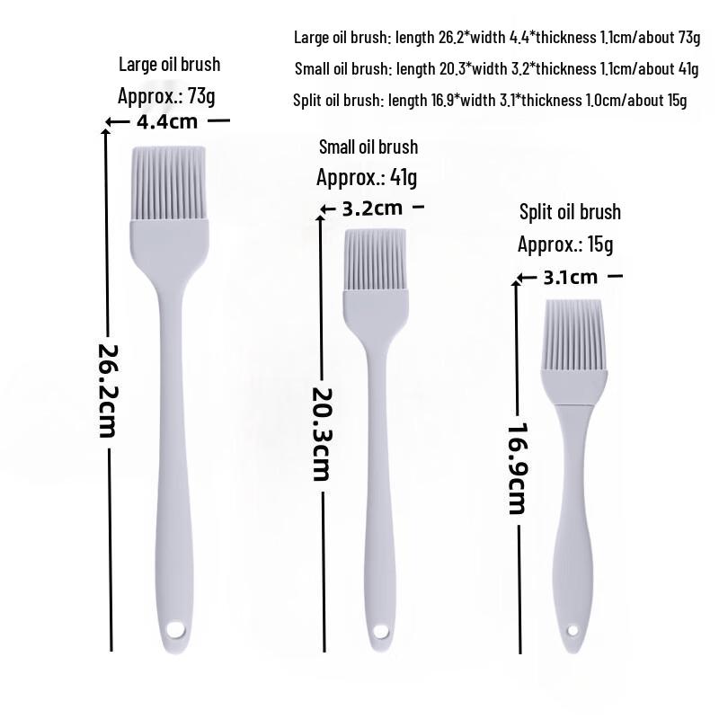 Changbaosen Silicone BBQ & Baking Brush Set
