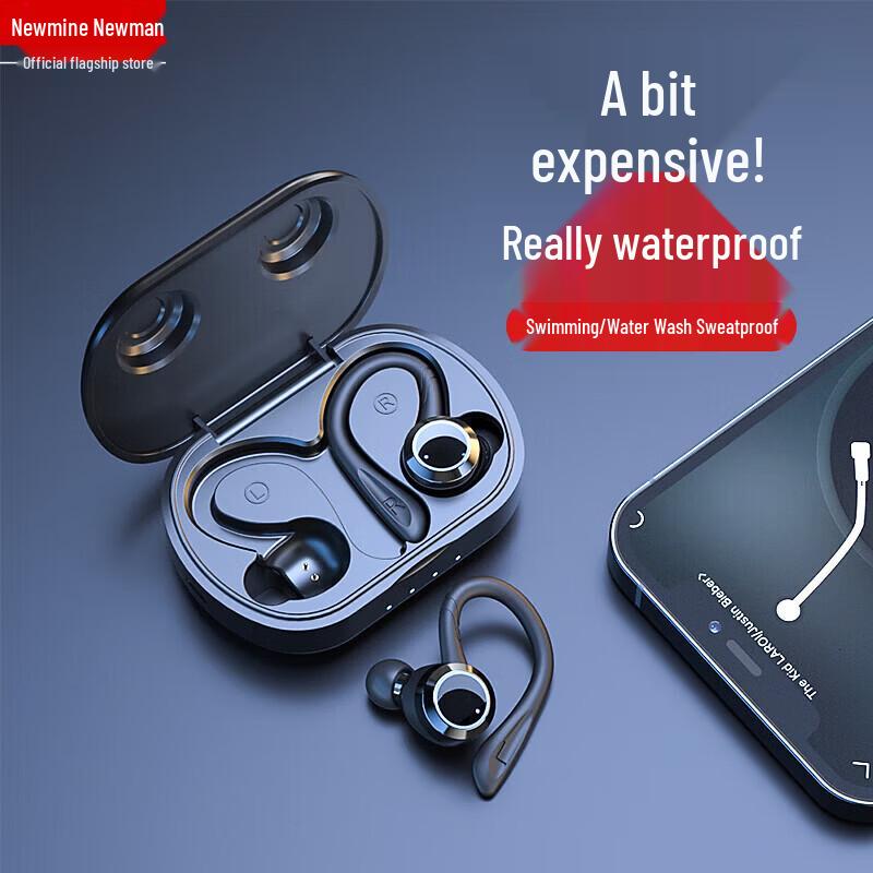 Newman L1 True Wireless Ear-Hook Bluetooth 5.3 Sports Earbuds