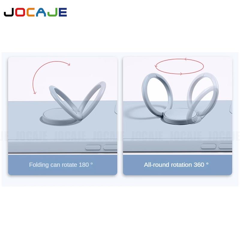 Жидкий силиконовый ремешок с кольцом-подставкой — фото 5