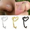 Love Nose Ring 0.8/8 Mm European and American Nose Accessories, Piercing Jewelry, Hot-selling Models