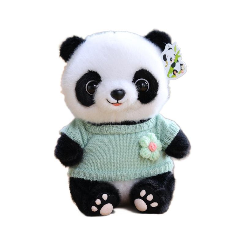 Chengdu panda doll plush toy clothing doll travel souvenir birthday gift