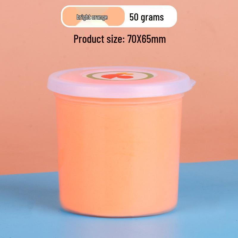 50g Large Jar Pack: Super Light Nontoxic Colored Clay for Kids' DIY Crafts and Toys