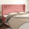 VidaXL Headboard with Ears Pink 183x23x118-128 Cm Velvet3118357