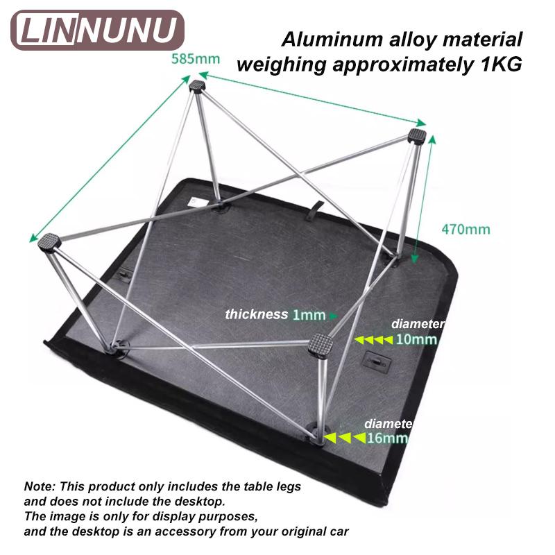LINNUNU Car Trunk Partition Table Leg Bracket Fit for Chery JETOUR T2 Traveller Expansion Folding Bulkhead Bracket Accessories