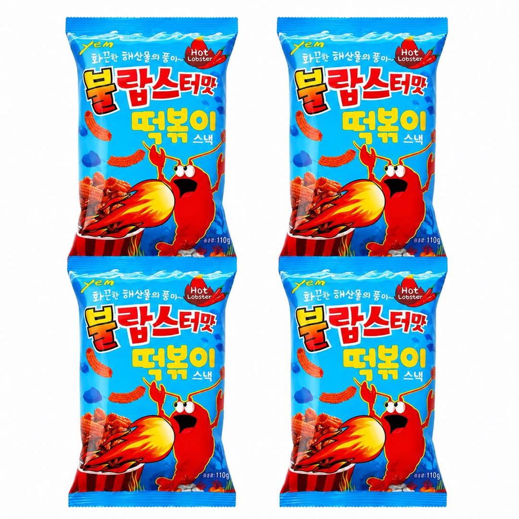 YEM Würziger Hummergeschmack Reiskuchen-Riegel Gepuffter Snack 100g