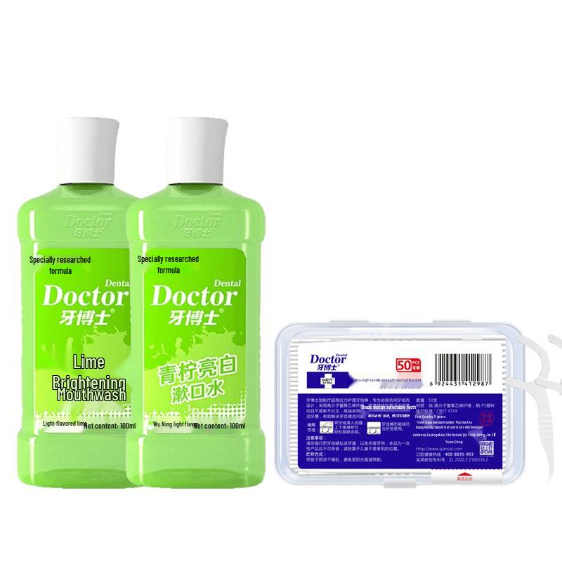 Dr. Dental Floss Picks  Mouthwash Oral Care Set