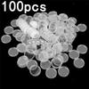 Simplify Your Collection Management with This Pack of Transparent Round Plastic Capsule Holders Totaling to 100 Pcs