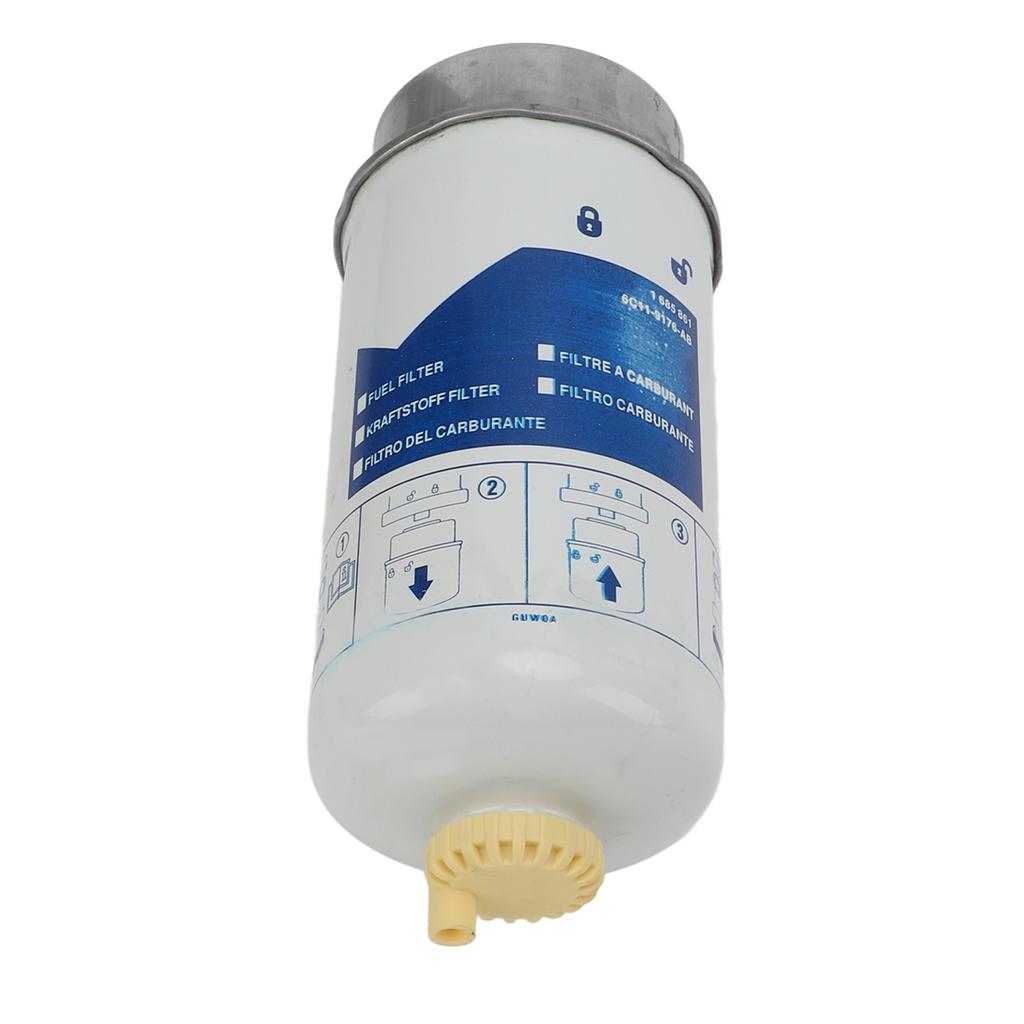 Fuel Filter Diesel Fuel Filter Assy Assembly 1685861 Replacement for Ford Transit 2.2 2.4 3.2 MK7 Diesel 2006‑2014