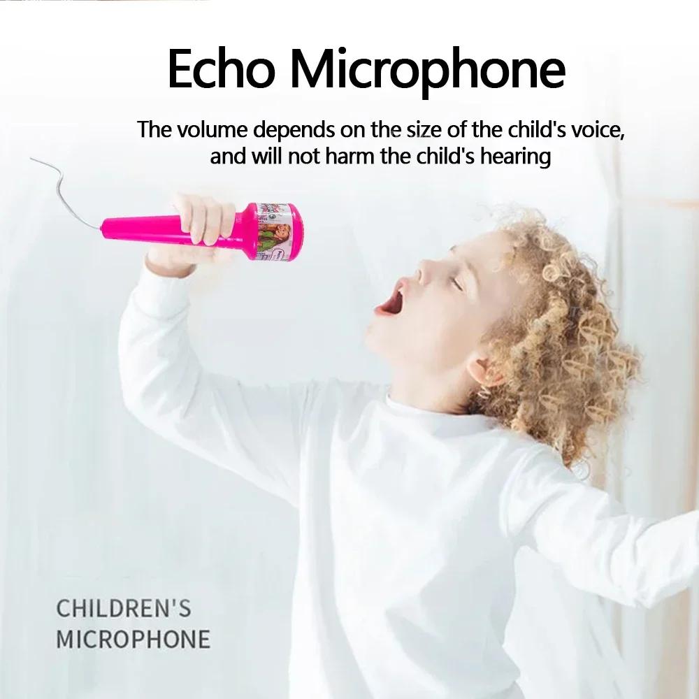 Kids Rocking Roll Microphone Singing Toys With Stand Karaoke Song Music Instrument Educational Toy Girl Boy Birthday Gifts Game