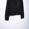2024 Autumn Women's European Style Sequined Round Neck Long Sleeve Blazer