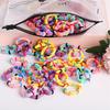 100Pcs/bag High Elasticity Hair Rope Candy Color Bamboo Joint Hair Ring for Kids Girls