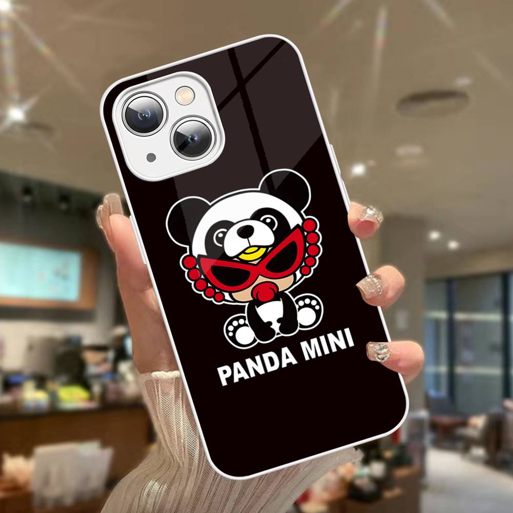 Japan Fashion H-Hysteric M-Mini For iPhone 14 13 12 Mini 11 Pro XS Max X XR 14 Plus Tempered Glass Cover