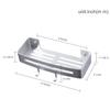 Corner Shower Caddy Shelf, 2 Pack Adhesive Bathroom Shower Organizer Shelves, No Drilling Shower Storage Basket Holder Organizer