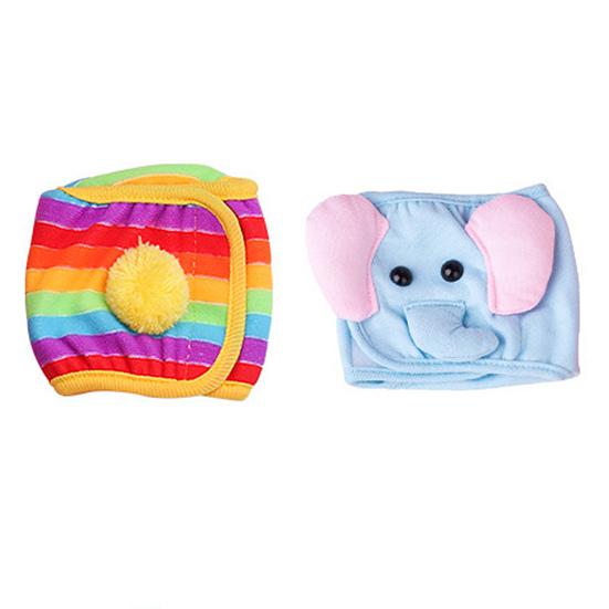 Dog Physiological Pants Cute Pattern Adjustable Safety Short Pants Pet Costumes Supplies for Daily Wear
